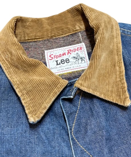 【USED】1970s Lee ストームライダー デニムジャケット サイズ48位 ユニオンチケット 美品