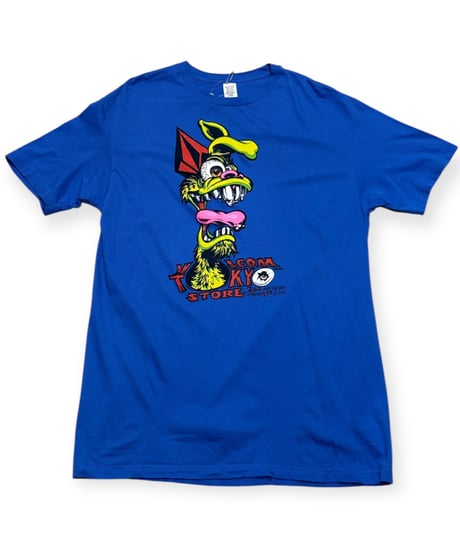 【USED】2000s VOLCOM SS T-SHIRTS BLUE Lサイズ