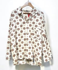 【USED】 60s FRUIT OF THE LOOM  パジャマシャツ  総柄  コットン素材