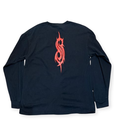 【USED】2000s SLIPKNOT スリップノット LS T-SHIRTS ブラック Lサイズ