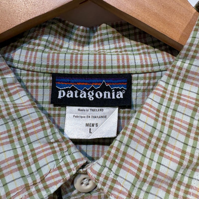 patagonia パッカーウェア L グリーン チェック シアサッカー 楽天市場】06年製 □ パタゴニア パッカーウェア 半袖 シャツ