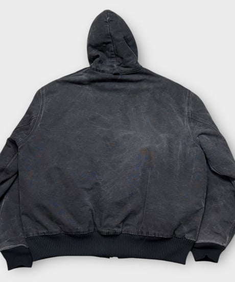 【USED】90s Carhartt  アクティブジャケット  ブラック  XLサイズ  アメリカ製  キルティングライニング