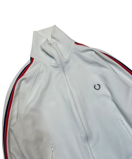 【USED】1980s FRED PERRY フレッドペリー トラックジャケット ホワイト XLサイズ
