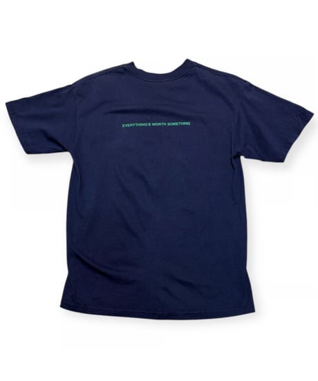 【USED】2000s 7HEVEN bonzaipaint anvilボディMサイズ NAVY ラメプリント アメリカ製