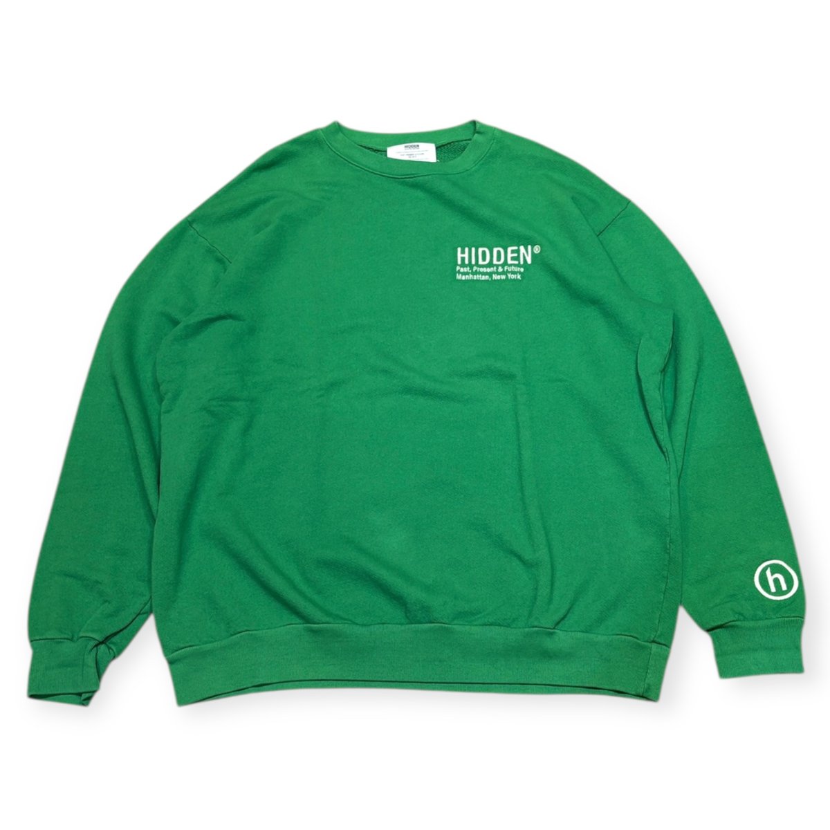 USED】00s HIDDEN NY スウェットセットアップ XLサイズ GREEN