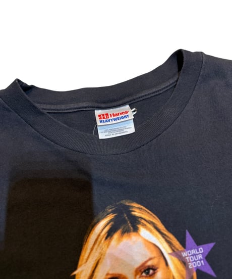 【USED】2000s MADONNA マドンナ SS T-SHIRTS BLACK XLサイズ USA製
