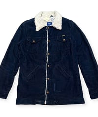 【USED】1990s Wrangler ラングラー ランチジャケット ボアコート NAVY Sサイズ位 アメリカ製