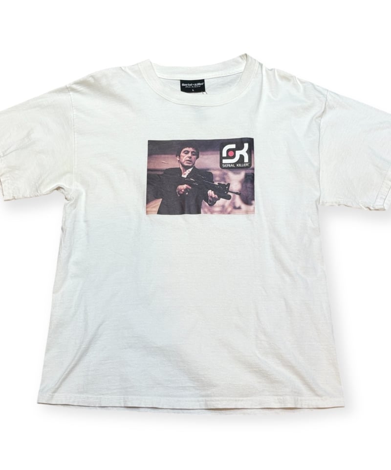 USED】 1990s serialkiller シリアルキラーTシャツ スカーフェイス L