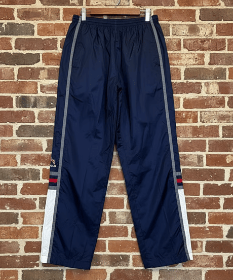 【USED】1990s POLO SPORTS ナイロンパンツ ネイビー  XLサイズ