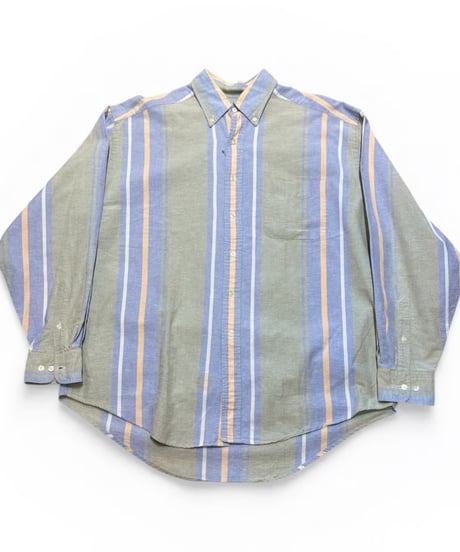 【USED】 1990s GAP BD SHIRT 長袖シャツ マルチカラー Mサイズ