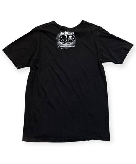 【USED】2000s jackass ジャッカス SS T-SHIRTS BLACK Mサイズ