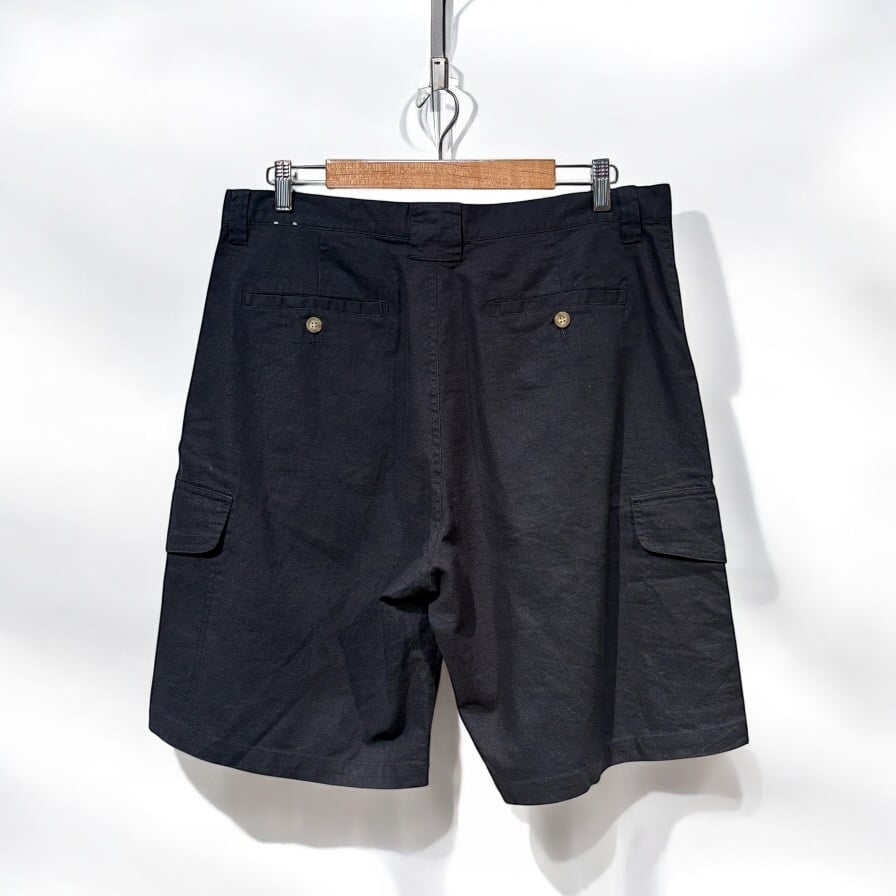 OLD JOE オールドジョー リネン 混紡 ショーツ ハーフパンツ 32 紺