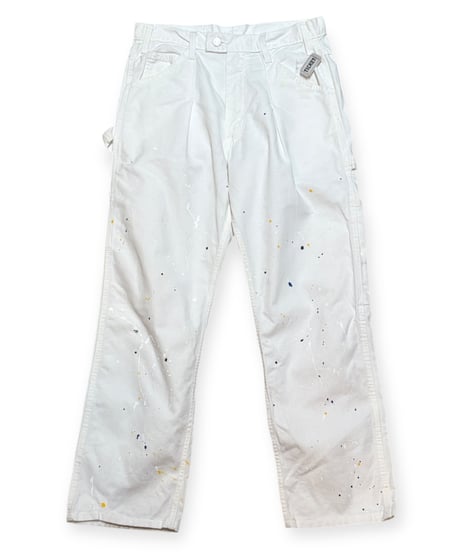 【USED】2000s Dickies Sherwin Williams ホワイトペインターパンツ W34L30 ペンキ