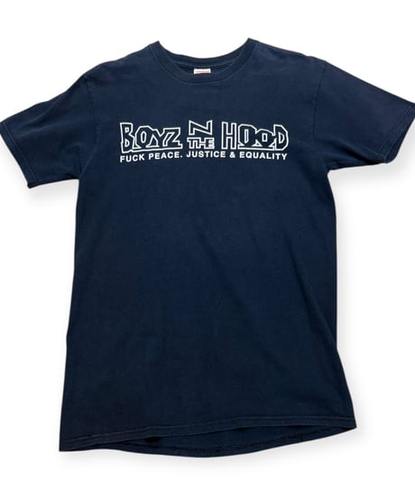 【USED】 2000s SUPREME  半袖Tシャツ　ネイビー　BOYZ IN THE HOOD  Mサイズ　アメリカ製