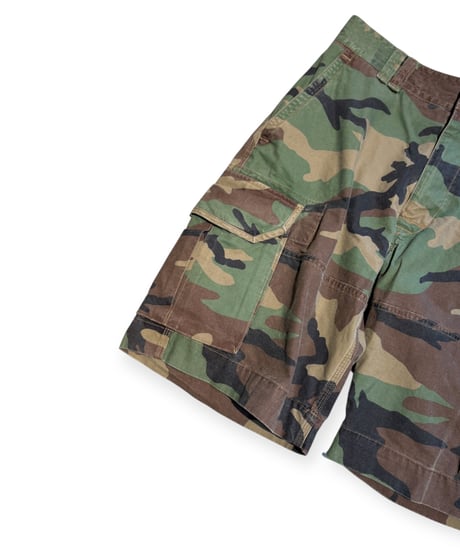 【USED】2000s Polo Ralph Lauren カーゴショートパンツ WOODLAND CAMO W32インチ