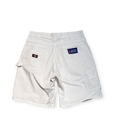 【USED】Dickies SW ペインターショーツ WHITE W32