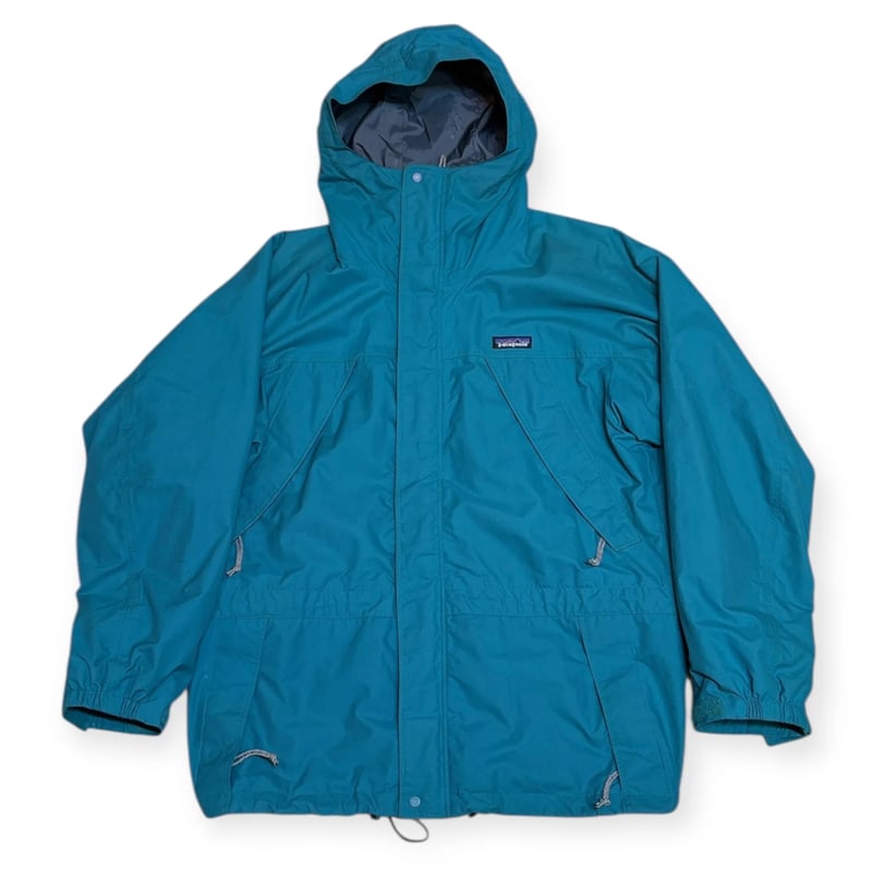 USED】1990s Patagonia パタゴニア ストームジャケット 水色 Mサイズ |