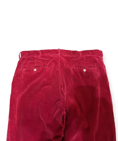 【USED】1990s Polo Ralph Lauren コーデュロイパンツ RED W36L34 レアカラー