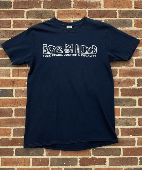 【USED】 2000s SUPREME  半袖Tシャツ　ネイビー　BOYZ IN THE HOOD  Mサイズ　アメリカ製