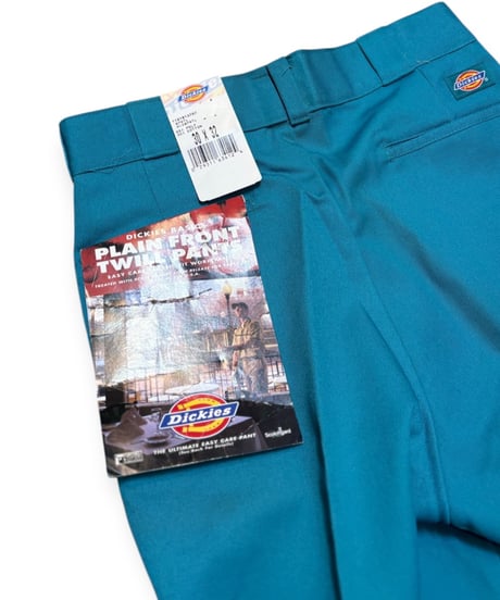 【DEADSTOCK】1990s Dickies 874 ワークパンツ 水色 W30L32 アメリカ製