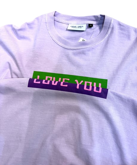 【NEW ITEM】 Cheaptimes  Love you LST  パープル