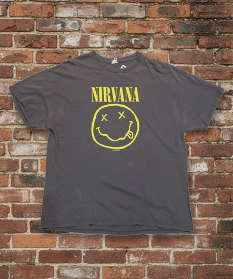 【USED】  2000s   NIRVANA ニルヴァーナ   バンドTシャツ   BLACK   XLサイズ   anvil