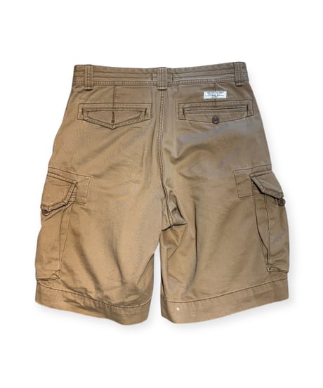 【USED】2000s Polo Ralph Lauren カーゴショートパンツ khaki W32インチ