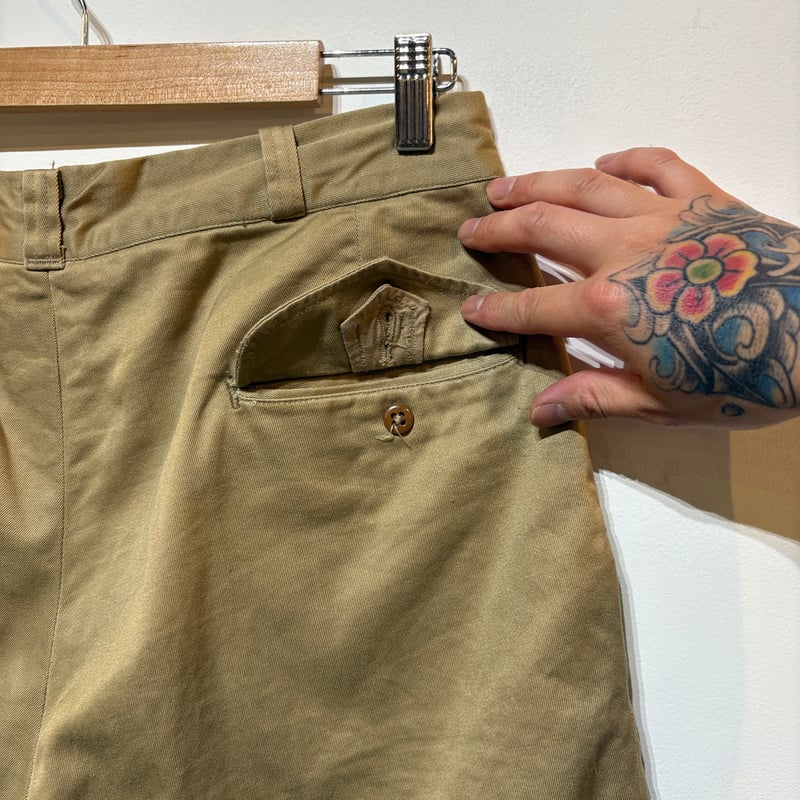 50年代のピンタックチノショーツ‼︎非常にレアなUS ARMY 50年代のピンタックチノショーツ‼︎非常にレアなUS ARMY