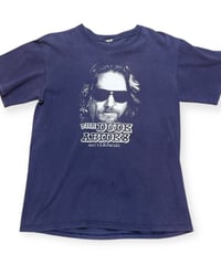 【USED】 1990s The Big Lebowski  ビッグリボウスキ　ムービーTシャツ　Lサイズ　NAVY
