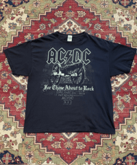 【USED】2000s AC/DC SS T-SHIRT BLACK XLサイズ