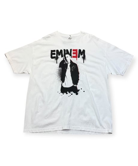 【USED】2000s EMINEM エミネム SS T-SHIRTS WHITE  XXLサイズ