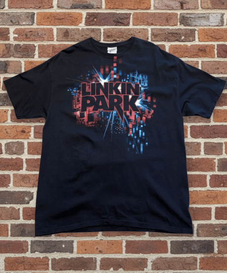【USED】2000s Linkin Park リンキン・パーク SS T-SHIRTS 半袖Tシャツ BLACK XLサイズ HANESボディ