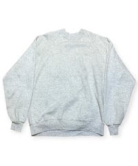 【USED】1990s JERZEES 無地スウェット クルーネック ASH XXLサイズ アメリカ製