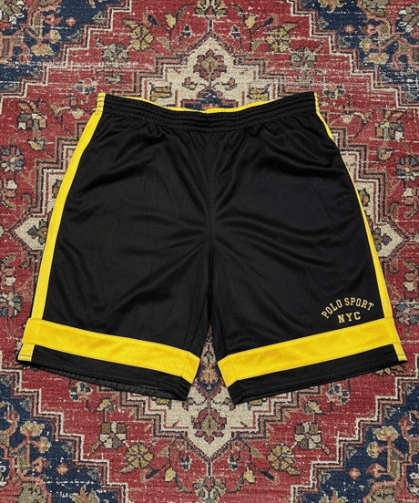 1990s POLO SPORTS ショートパンツ BLACK,YELLOW