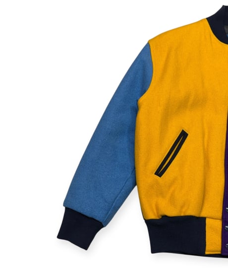 【USED】 80s Gem Sportswear  Varsity Jacket  Mサイズ  マルチカラー  アメリカ製