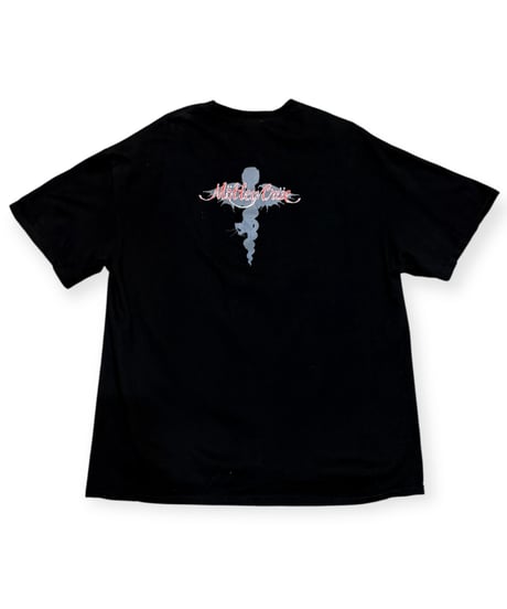 【USED】2000s MOTLEY CRUE モトリークルー SS T-SHIRTS 半袖Tシャツ XLサイズ BLACK