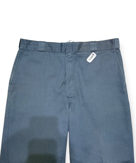 【USED】1990s Dickies 874 ワークパンツ チャコール W38L32 アメリカ製 タロンジップ