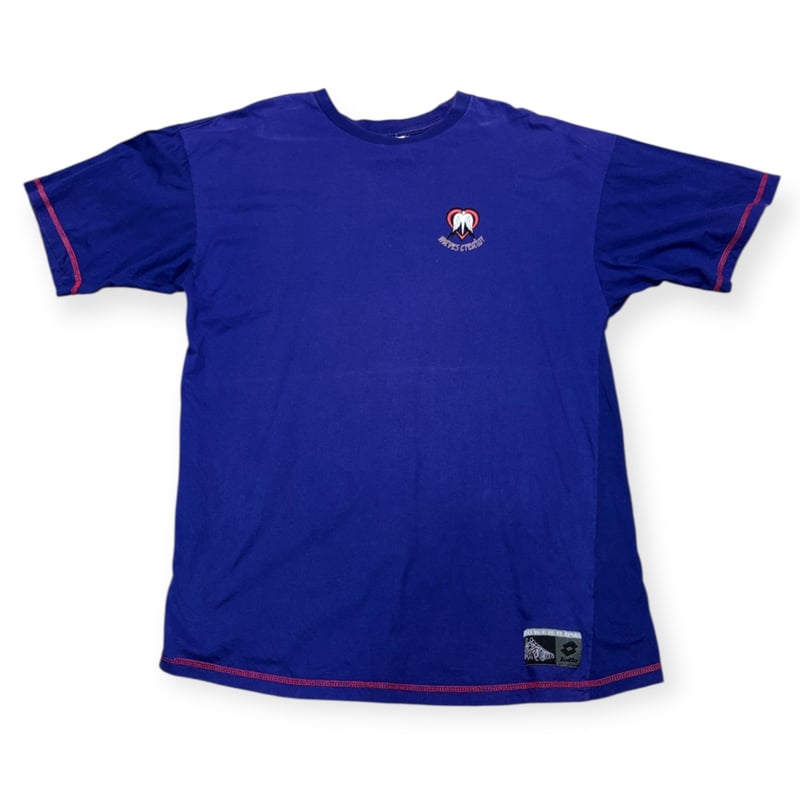 USED】1990s Lotto WEAVES CREATER 半袖Tシャツ NAVY XL