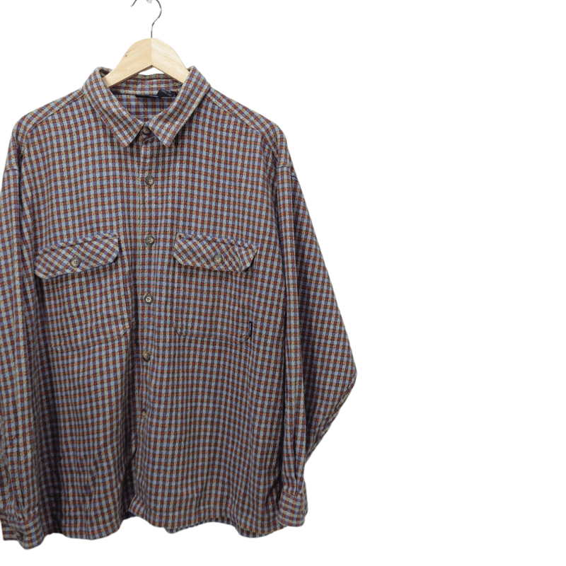 美品 patagonia ヘビーウェイト フランネルシャツ M 永き ポルトガル製 P 