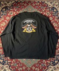【USED】2000s  HARLEY-DAVIDSON ハーレーダビッドソン LS T-SHIRTS ブラック XLサイズ メキシコ製