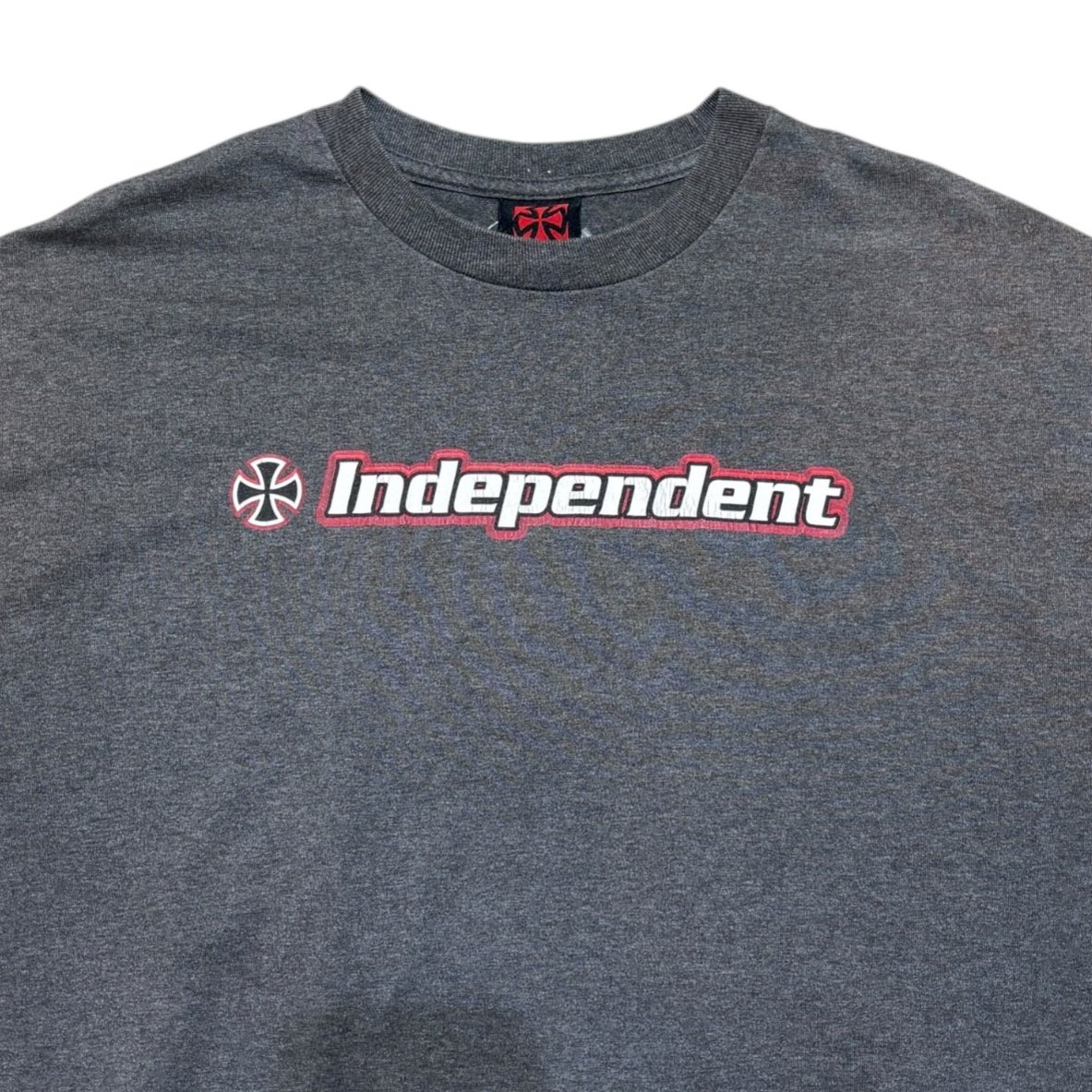 USED】2000s INDEPENDENT インディペンデント 半袖Tシャツ GRAY X