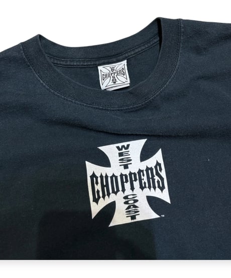 【USED】1990s WEST COAST CHOPPERS 半袖Tシャツ BLACK XXXLサイズ