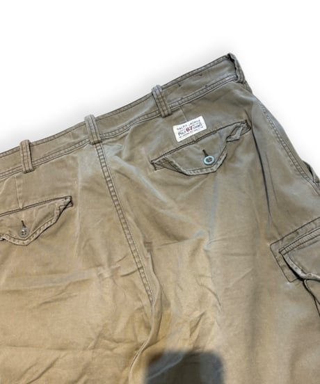 【USED】2000s Polo Ralph Lauren カーゴショートパンツ khaki W40インチ