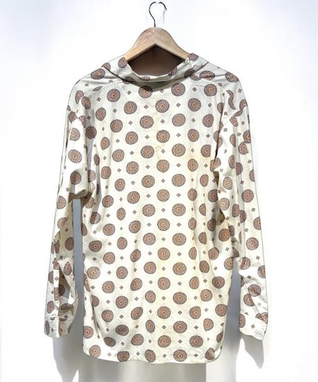 【USED】 60s FRUIT OF THE LOOM  パジャマシャツ  総柄  コットン素材