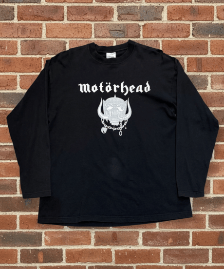 【USED】2000s MOTORHEAD LS T-SHIRTS BLACK Lサイズ