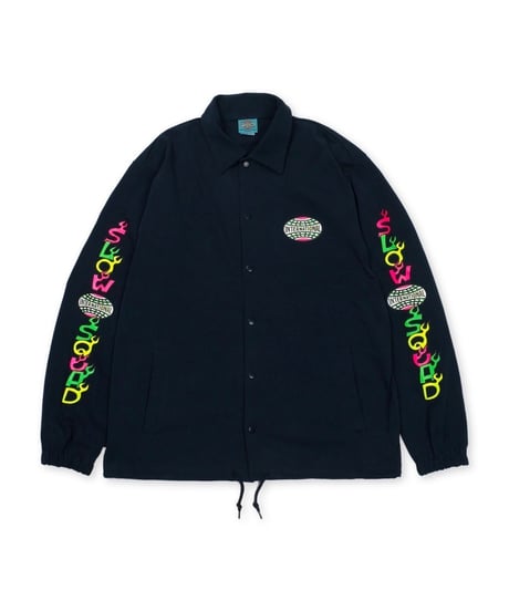 Slow Squad International "Mamachari Neon Cotton Coach Jacket"