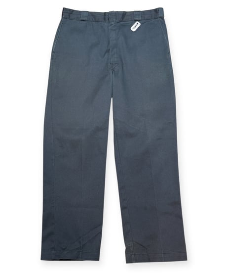 【USED】1990s Dickies 874 ワークパンツ チャコール W38L32 アメリカ製 タロンジップ