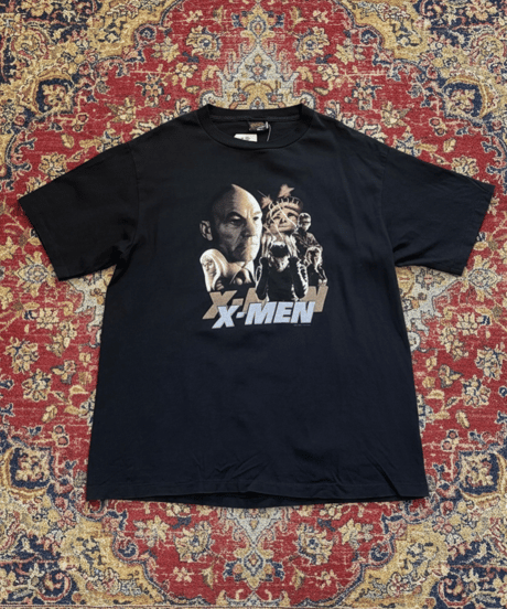 【USED】2000s X-MAN SS T-SHIRTS BLACK XLサイズ USA製