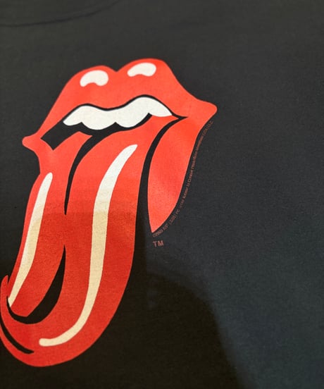 【USED】2000s The Rolling Stones ローリングストーンズ スプリットタン BLACK Lサイズ