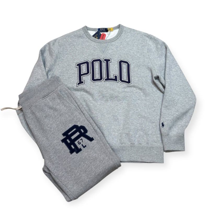 Polo by Ralph Lauren グレー スウェット M Polo Ralph Lauren ライトグレー スウェット M